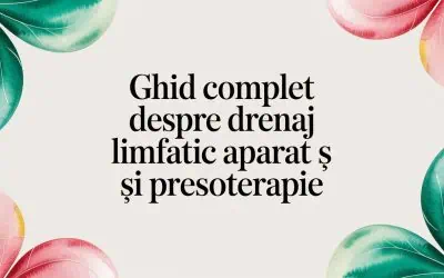 Blog 1 Ghid complet despre drenaj limfatic aparat și presoterapie