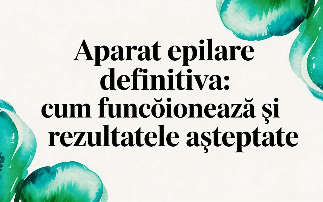 Aparat epilare definitiva: cum funcționează și rezultatele așteptate