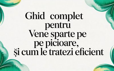 Home 9 Ghid complet pentru vene sparte pe picioare și cum le tratezi eficient