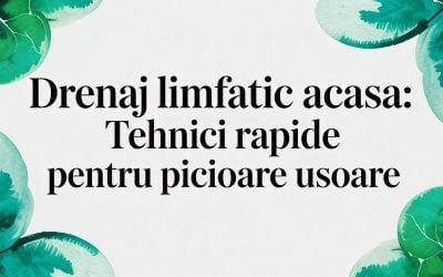 Home 9 Drenaj limfatic acasa: tehnici rapide pentru picioare usoare
