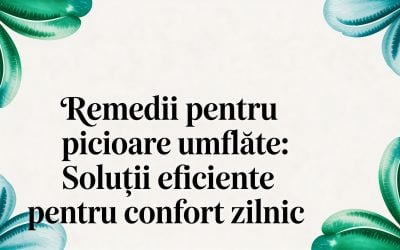 Home 10 Remedii pentru picioare umflate: soluții eficiente pentru confort zilnic